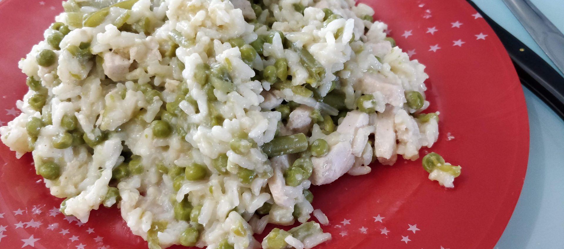 Risotto de dinde aux 2 légumes et moutarde ww au cookeo