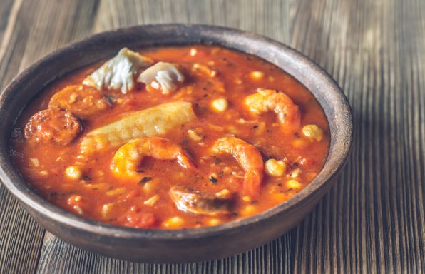 Potage Espagnol poisson et chorizo au cookeo