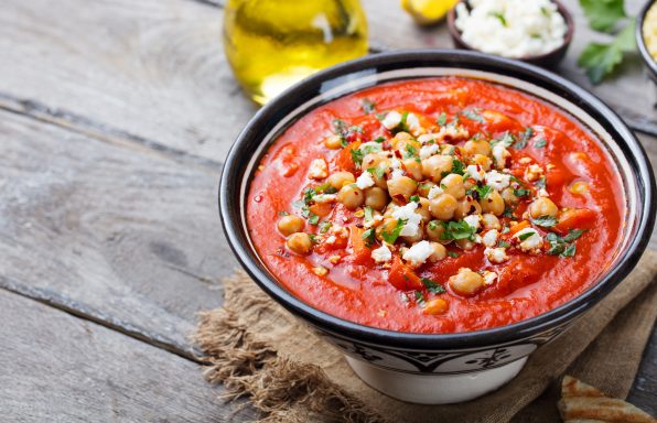 Soupe Marocaine de pois chiches et tomates au cookeo