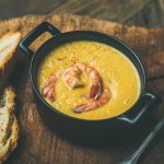 Velouté de mais aux crevettes au cookeo