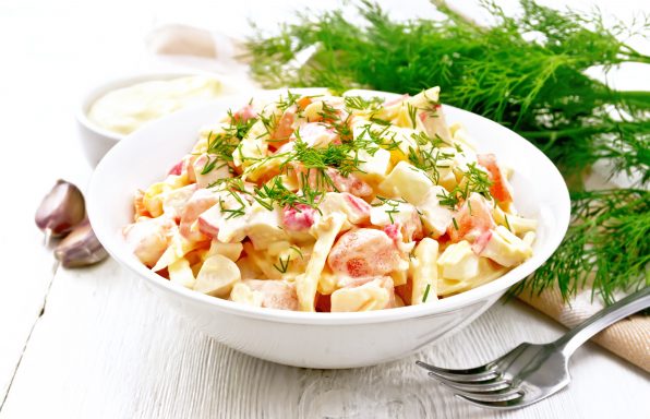Salade de surimi et oeuf au cookeo