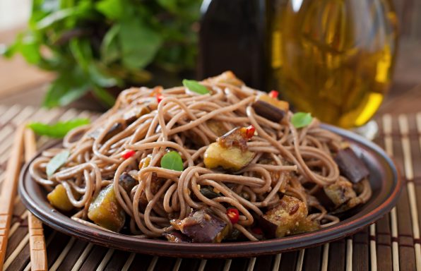 Nouilles soba sauce sucrée au cookeo