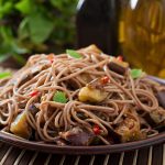 Nouilles soba sauce sucrée au robot multi-cuiseur Moulinex