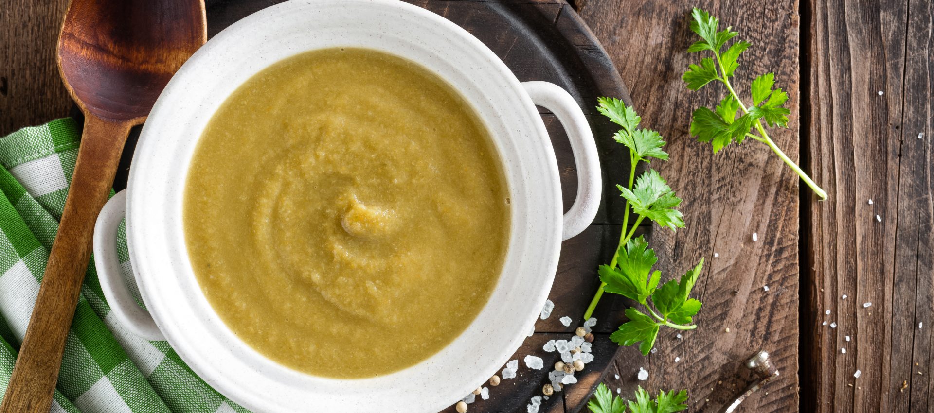 Velouté de fanes de radis au cookeo