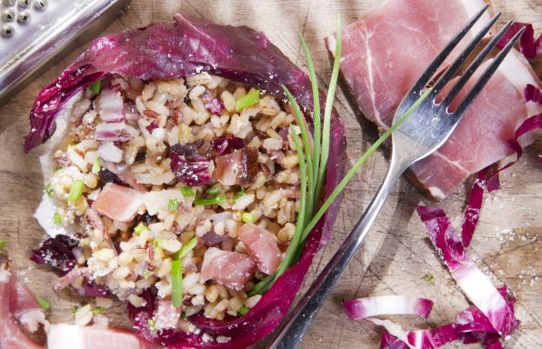 Risotto de jambon cru et chou rouge au cookeo