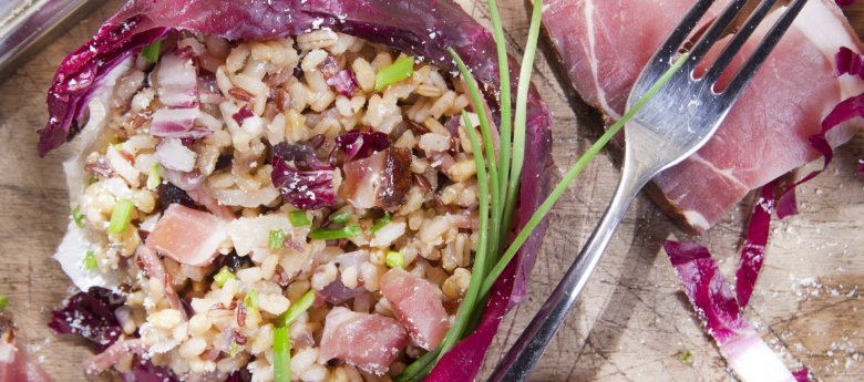 Risotto de jambon cru et chou rouge au cookeo