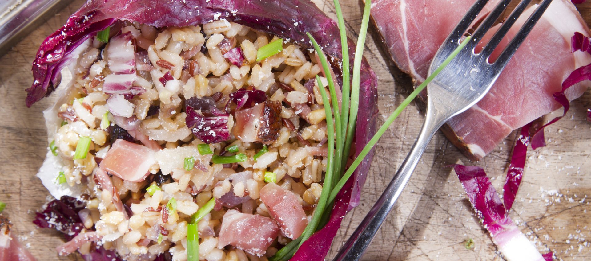 Risotto de jambon cru et chou rouge au cookeo