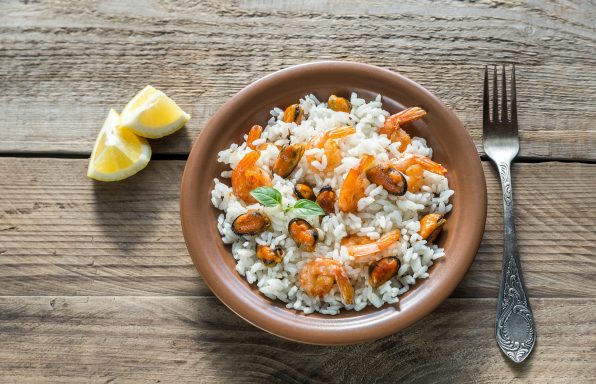 Riz avec moules et crevettes au cookeo