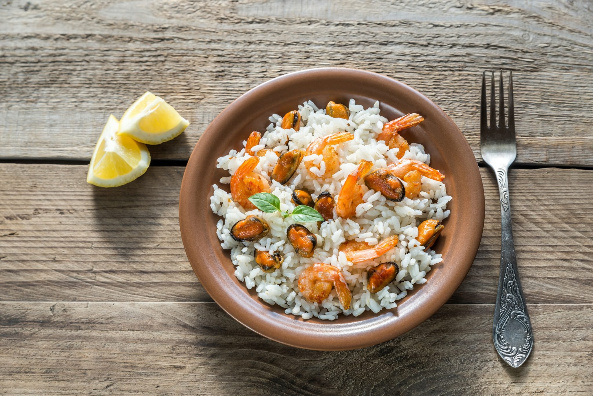 Riz avec moules et crevettes au cookeo