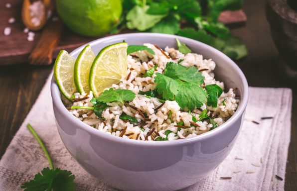 Duo de riz parfumé au citron au cookeo
