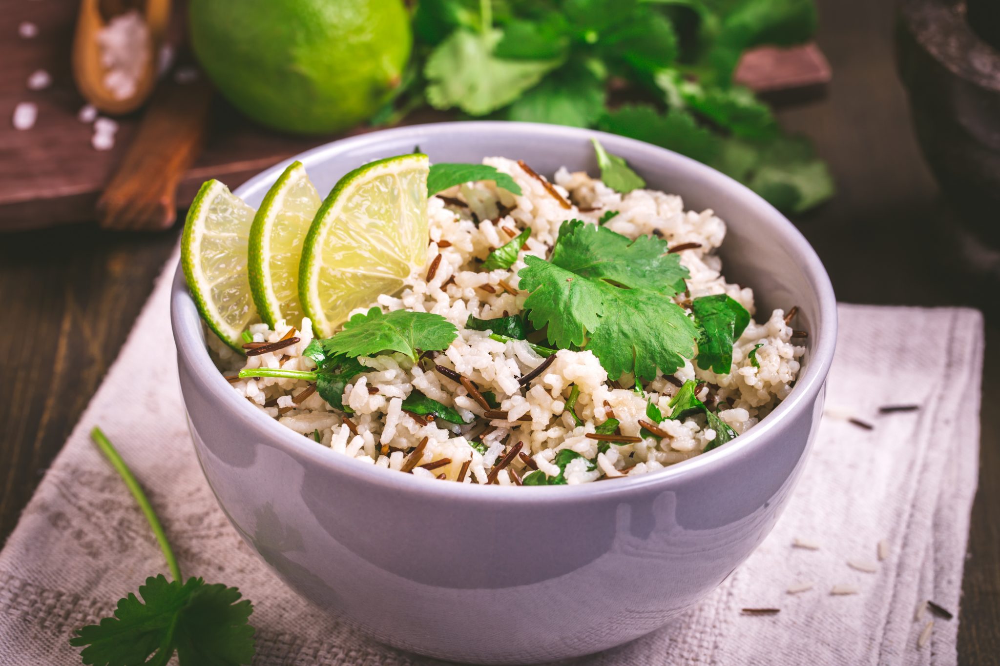 Duo de riz parfumé au citron au cookeo
