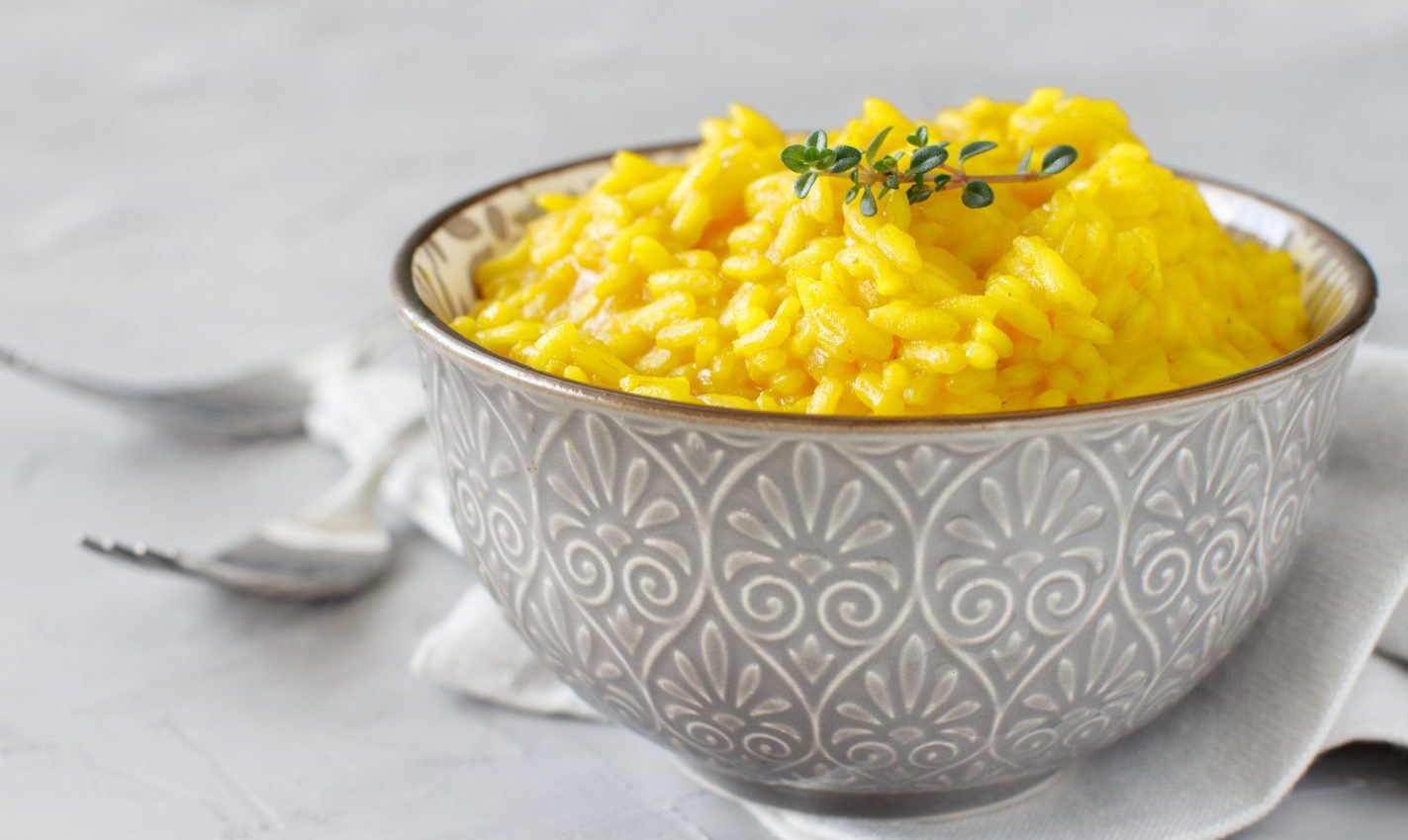 Risotto au curcuma au cookeo