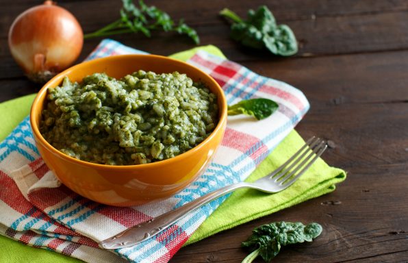 Risotto d'épinard à la crème au cookeo