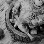 Pintade entière aux champignons de Paris au cookéo