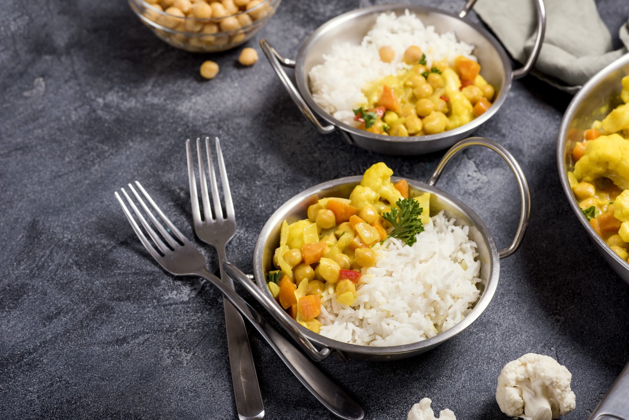 Curry de chou-fleur et butternut au cookeo