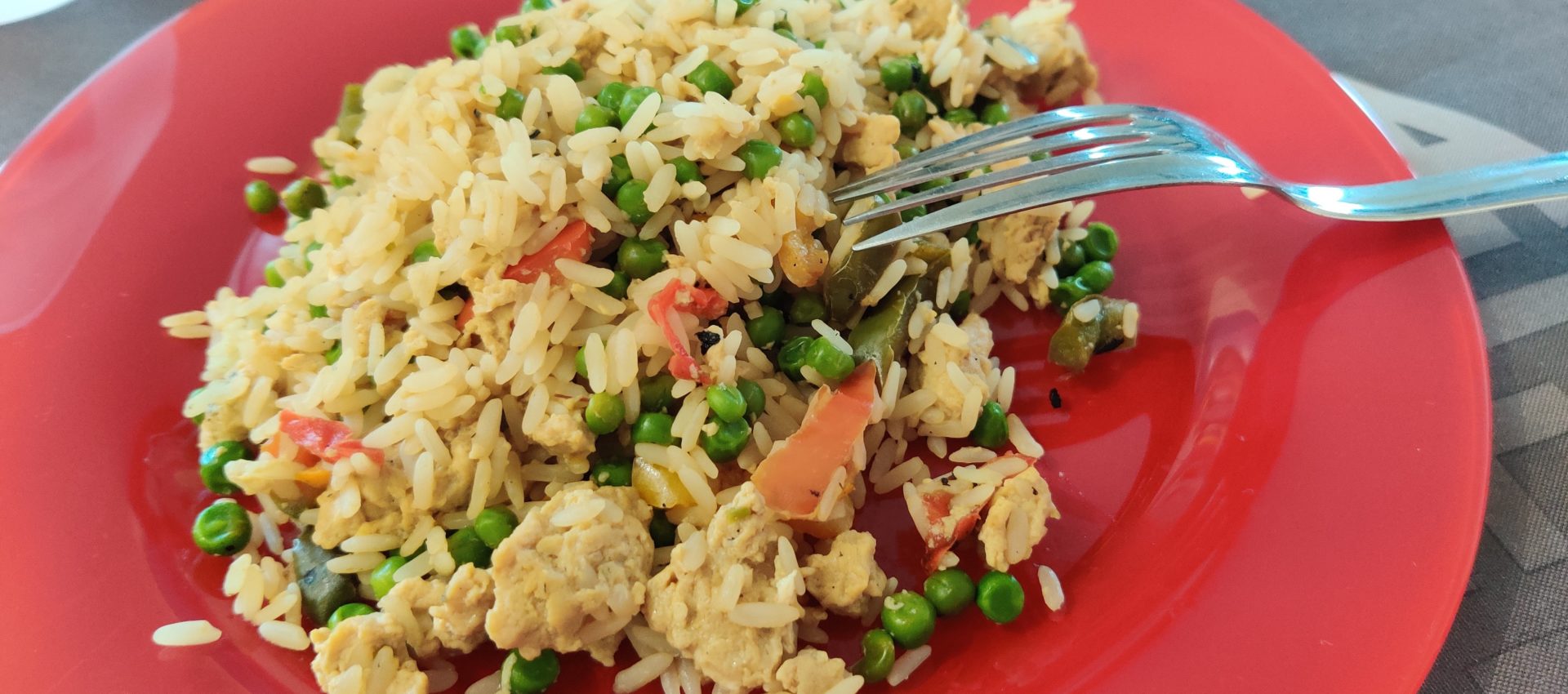 Riz brouillé et petits légumes au cookeo