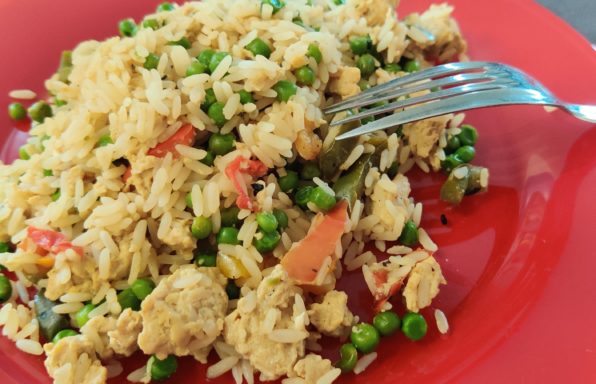 Riz brouillé et petits légumes au cookeo