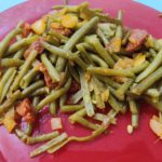 Haricots verts au chorizo au multicuiseur cookéo