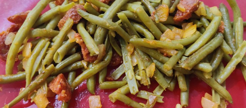Haricots verts au chorizo au cookeo - Cookeo Mania
