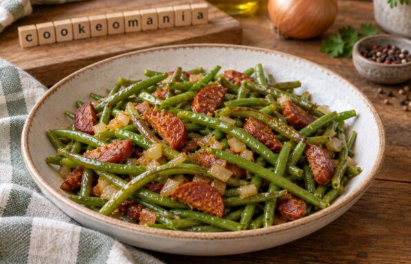 Haricots verts au chorizo
