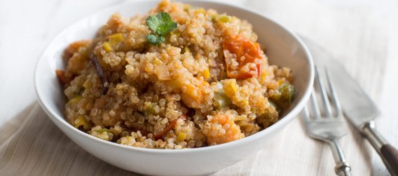 Quinoa et légumes au cookeo