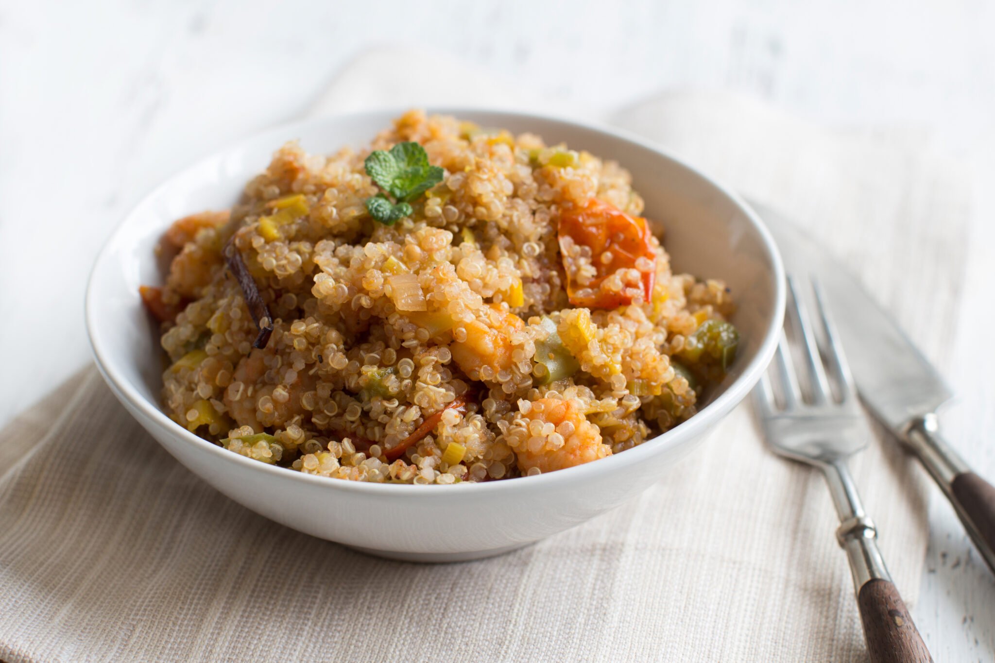Quinoa et légumes au cookeo