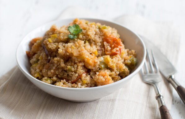 Quinoa et légumes au cookeo