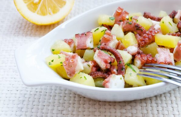 Salade de poulpe pomme de terre au cookeo