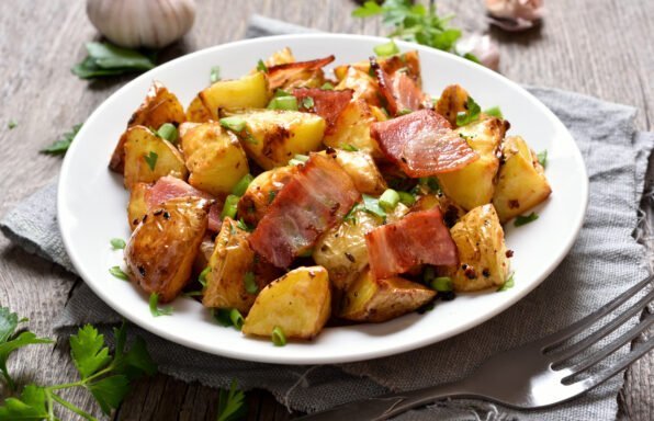 Pommes de terre sautées au bacon au cookeo