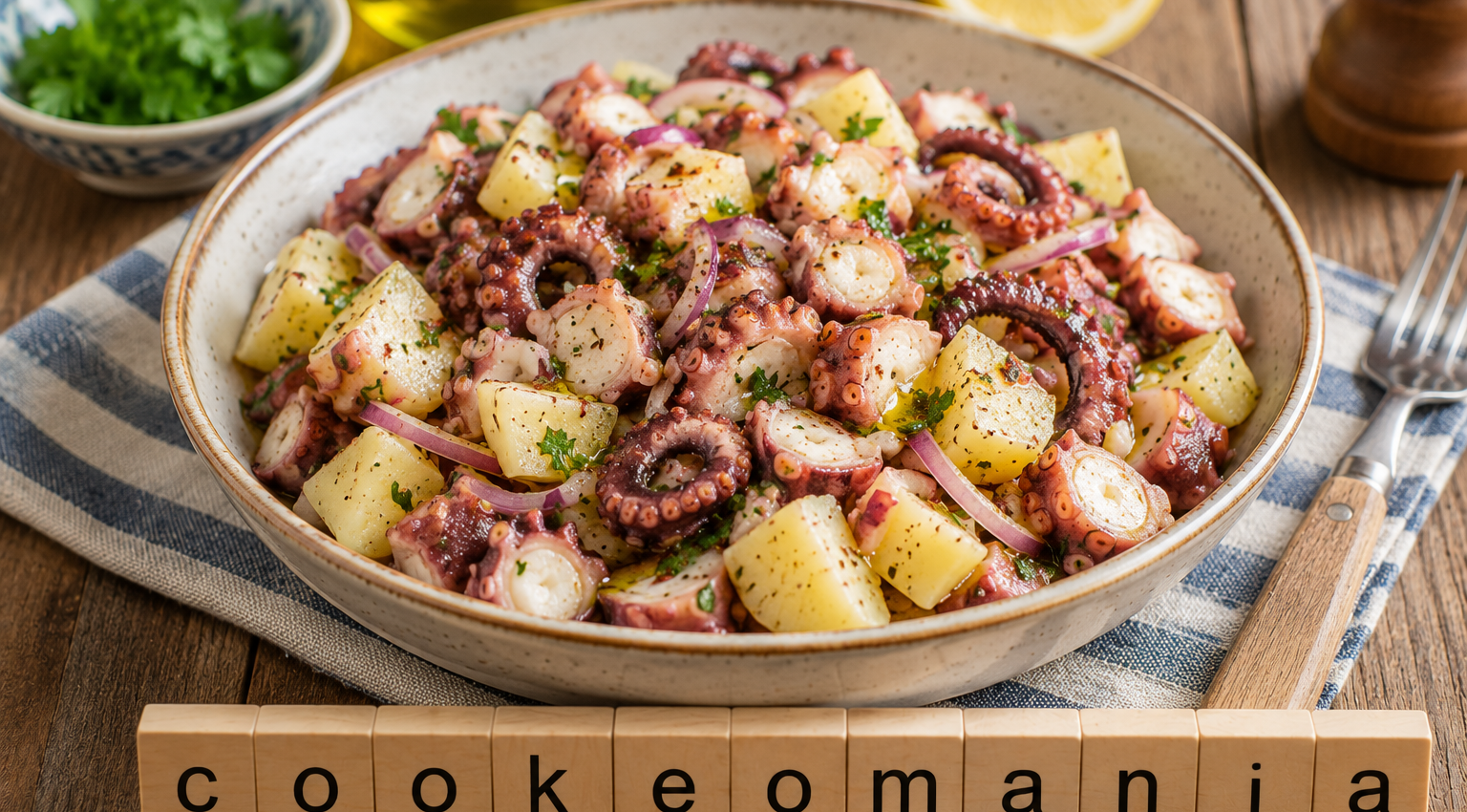 Salade de poulpe pomme de terre