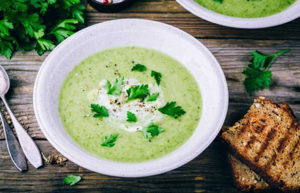 Velouté de courgettes au curry au cookeo