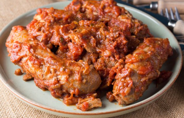 Saucisses et sauce ragù à l'Italienne au cookeo