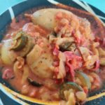 Calamars farcis et légumes du soleil au cookeo