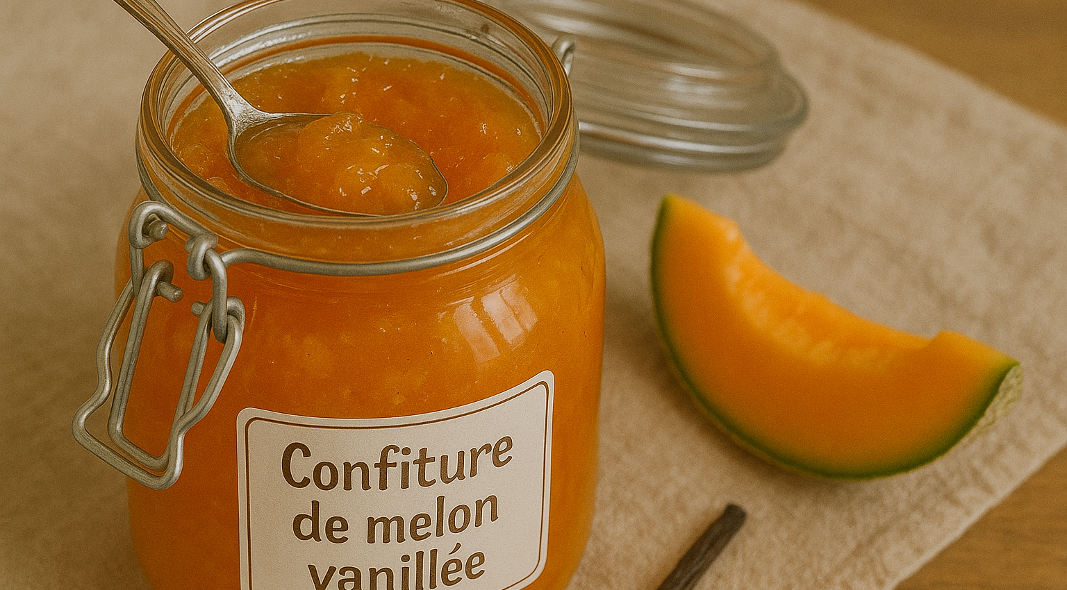 Confiture de melon vanillée au cookeo