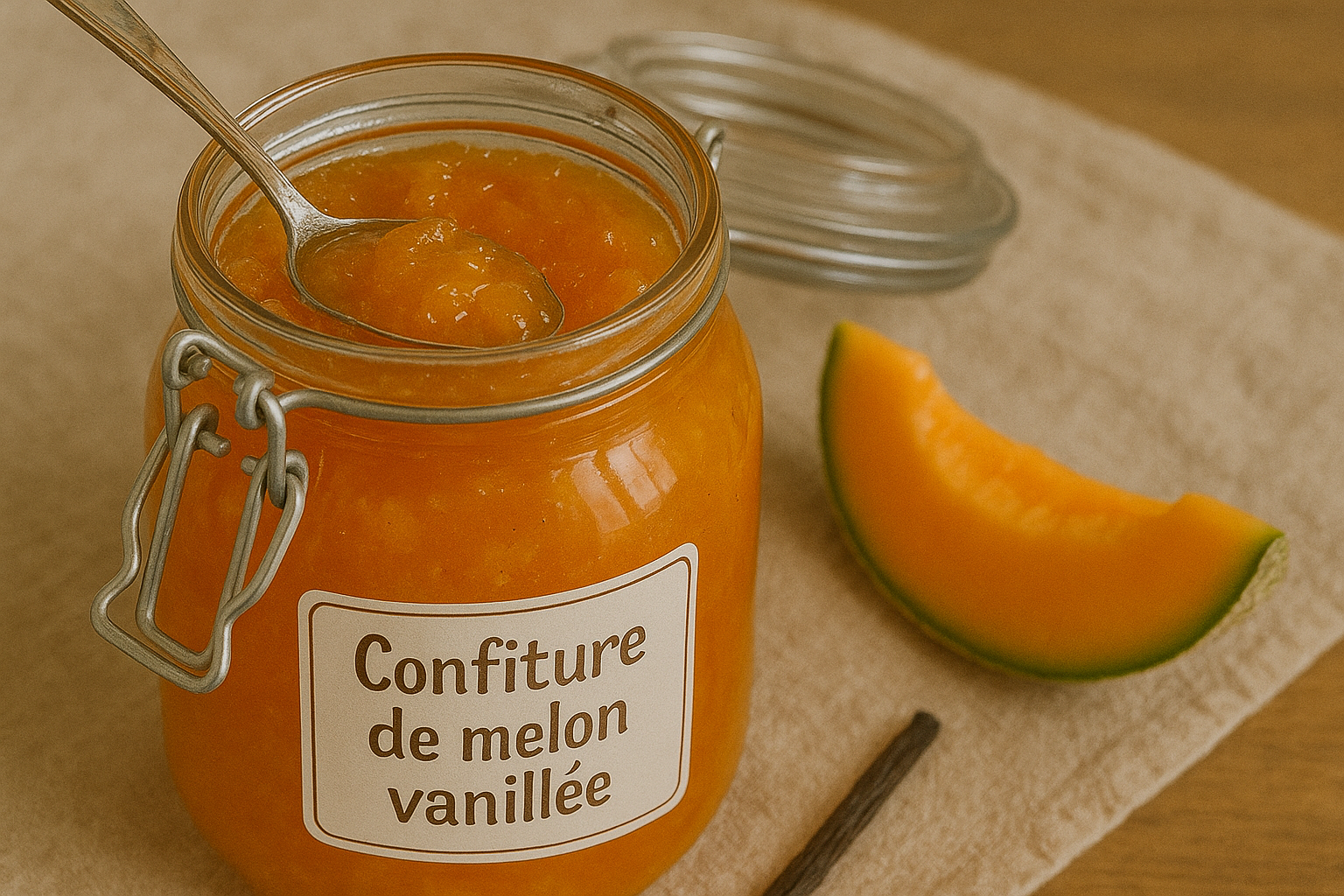 Confiture de melon vanillée au cookeo