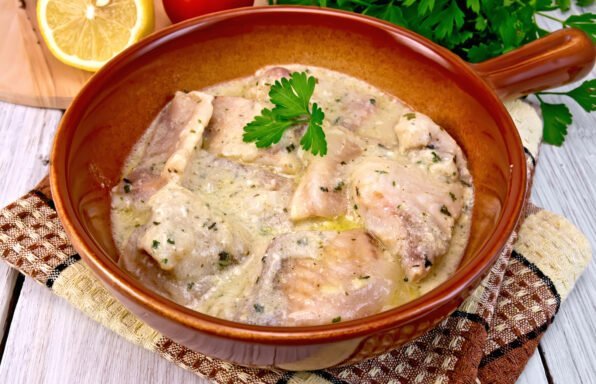 Dos de cabillaud sauce moutarde au cookeo