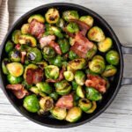 Choux de Bruxelles et bacon rôti à l&rsquo;extra crisp au multicuiseur cookéo