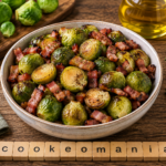 Choux de Bruxelles et bacon rôti à l&rsquo;extra crisp au multicuiseur cookéo