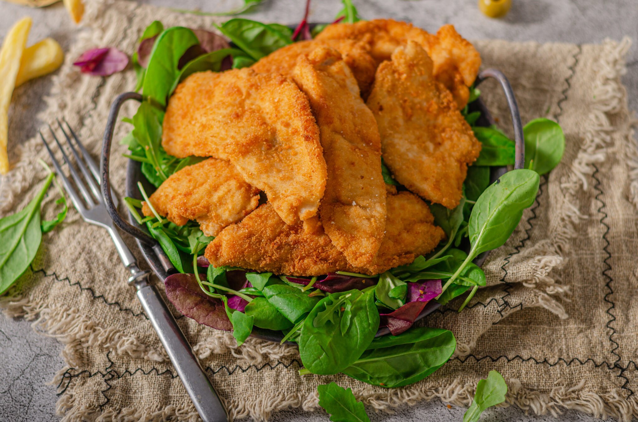 Poulet pané à l'extra crisp au cookeo