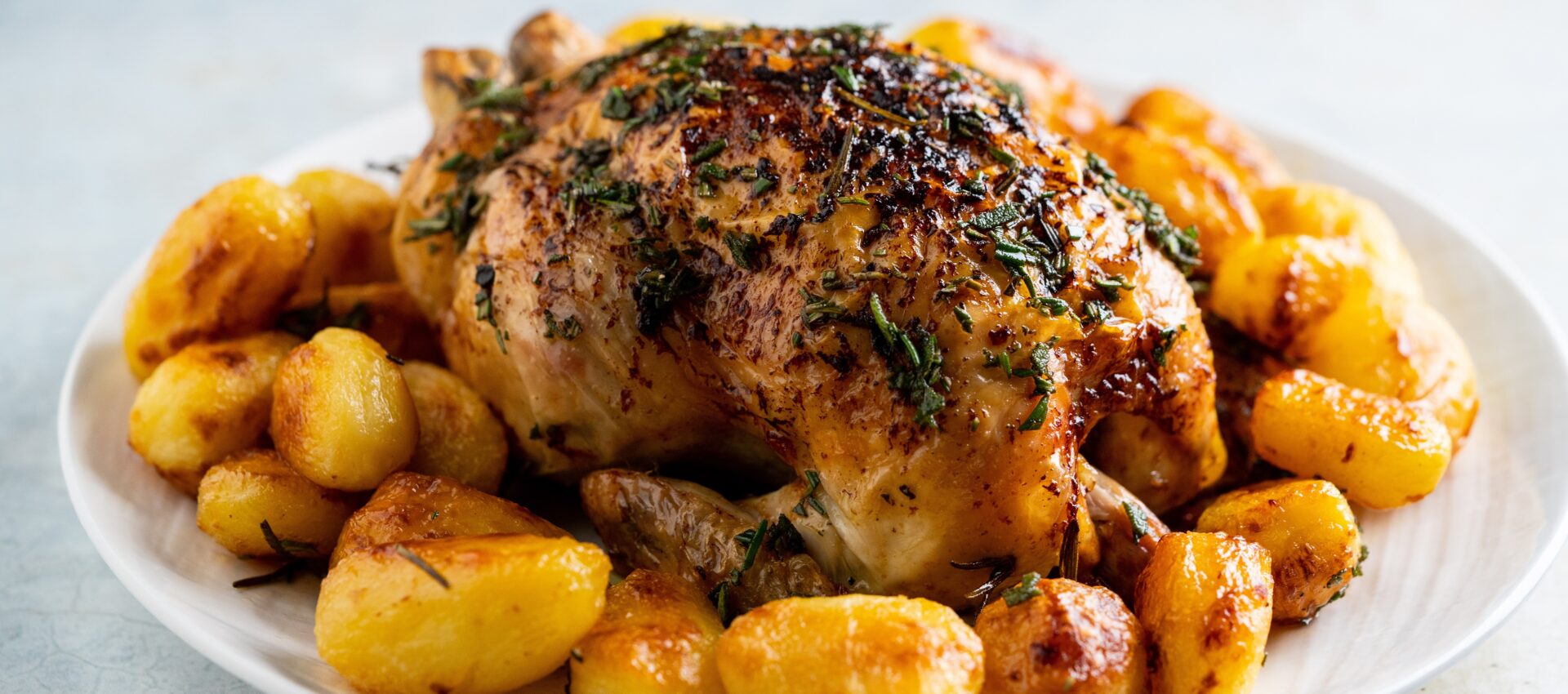 Poulet entier pommes de terre à l'extra crisp au cookeo