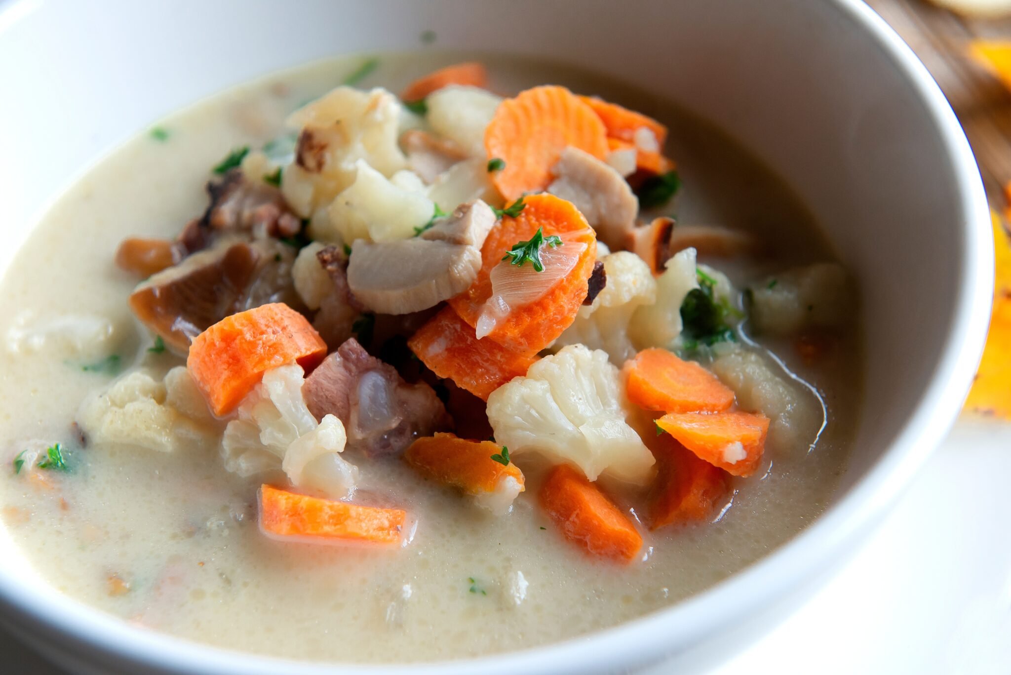 Soupe de poulet à la bière au cookeo