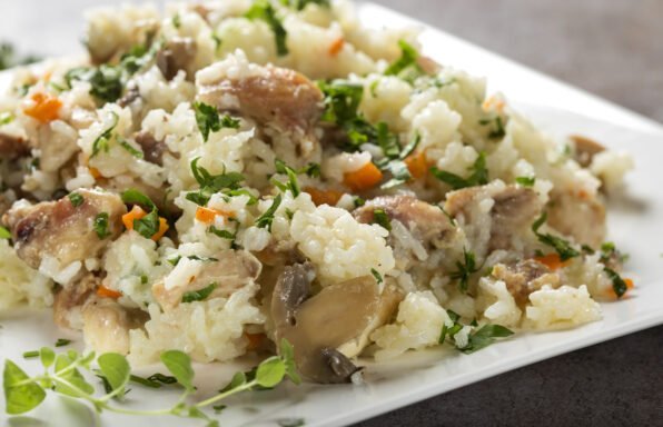 Riz à la forestière au cookeo