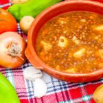 Soupe de lentilles vertes au multicuiseur Moulinex