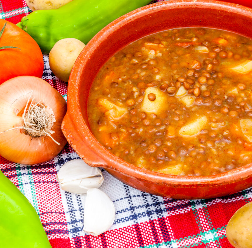 Soupe De Lentilles Vertes