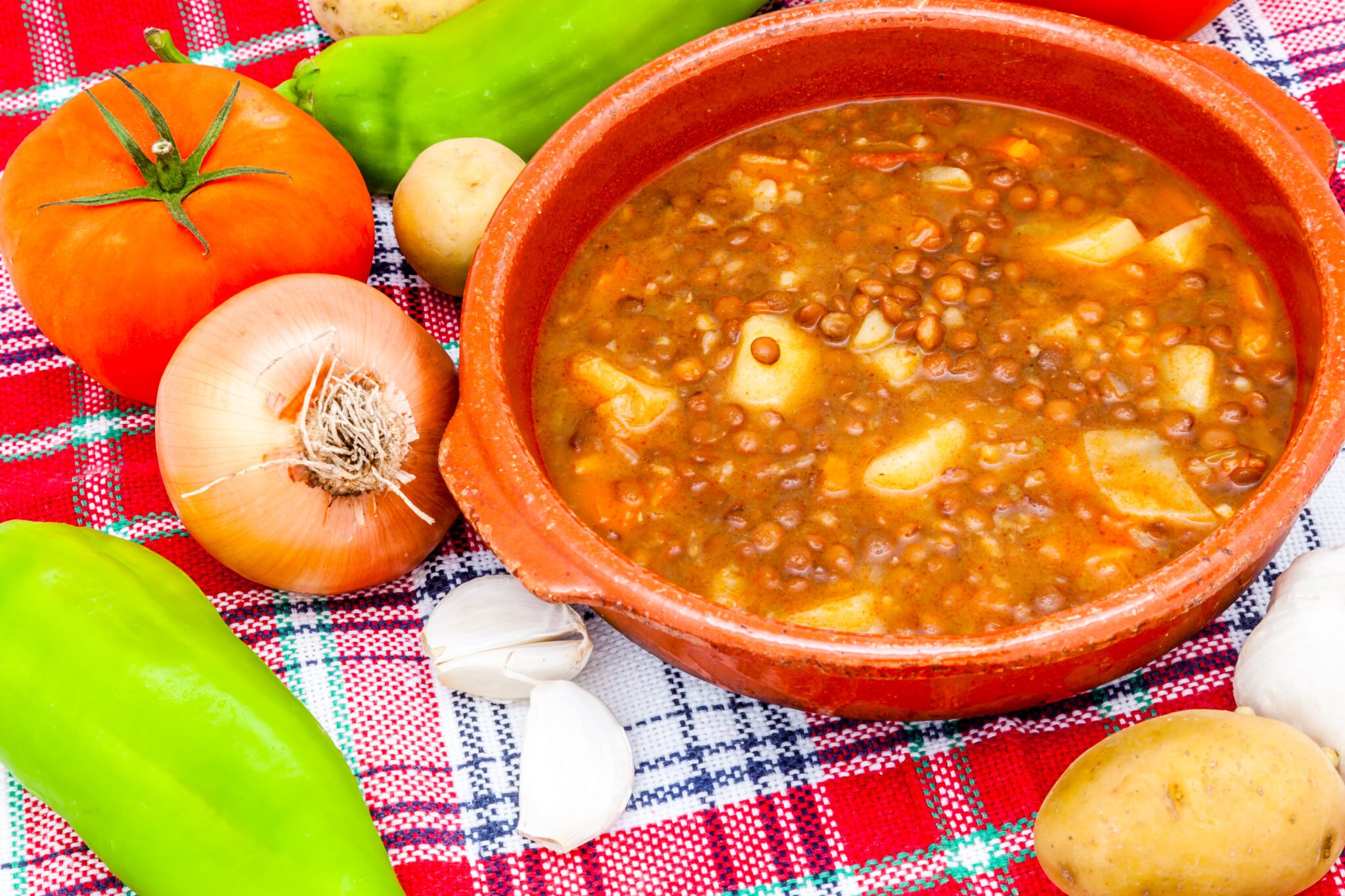 Soupe de lentilles vertes au cookeo