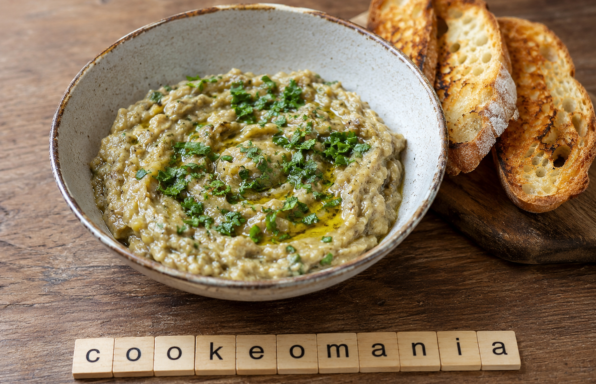 Caviar d'aubergine à la coriandre