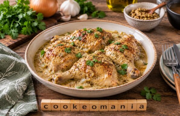 Cuisses de poulet à la moutarde à l’ancienne