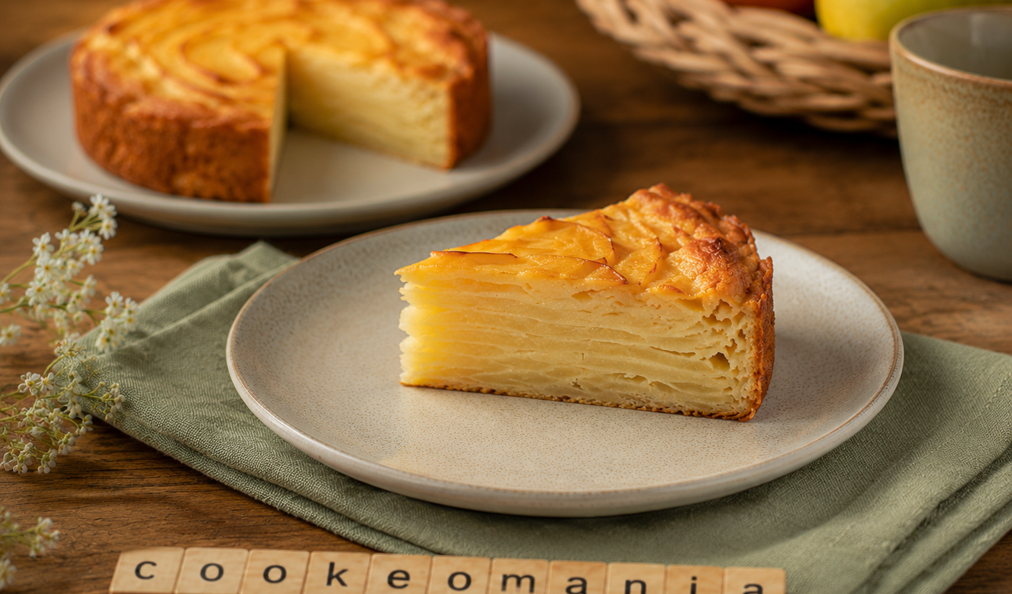 Gâteau invisible aux pommes à l'extra crisp