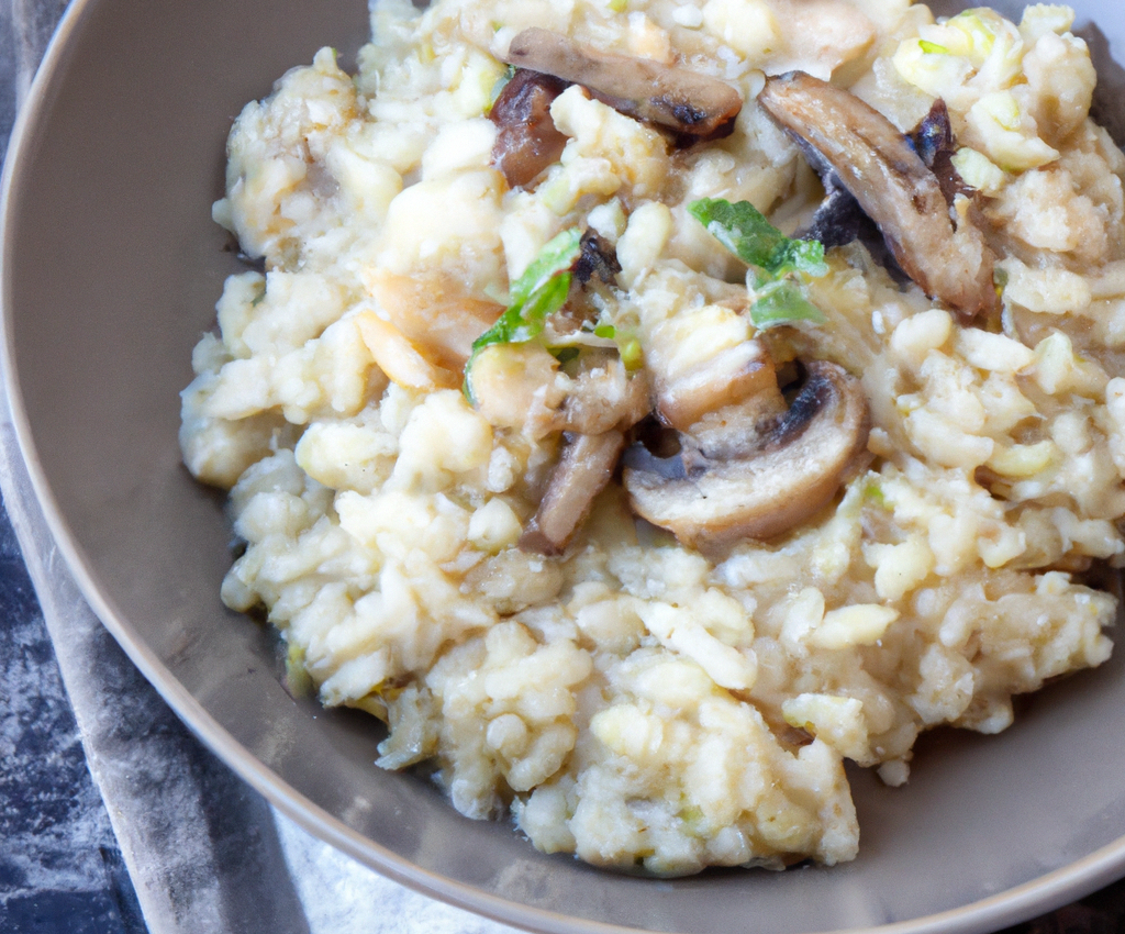 Risotto aux champignons au cookeo