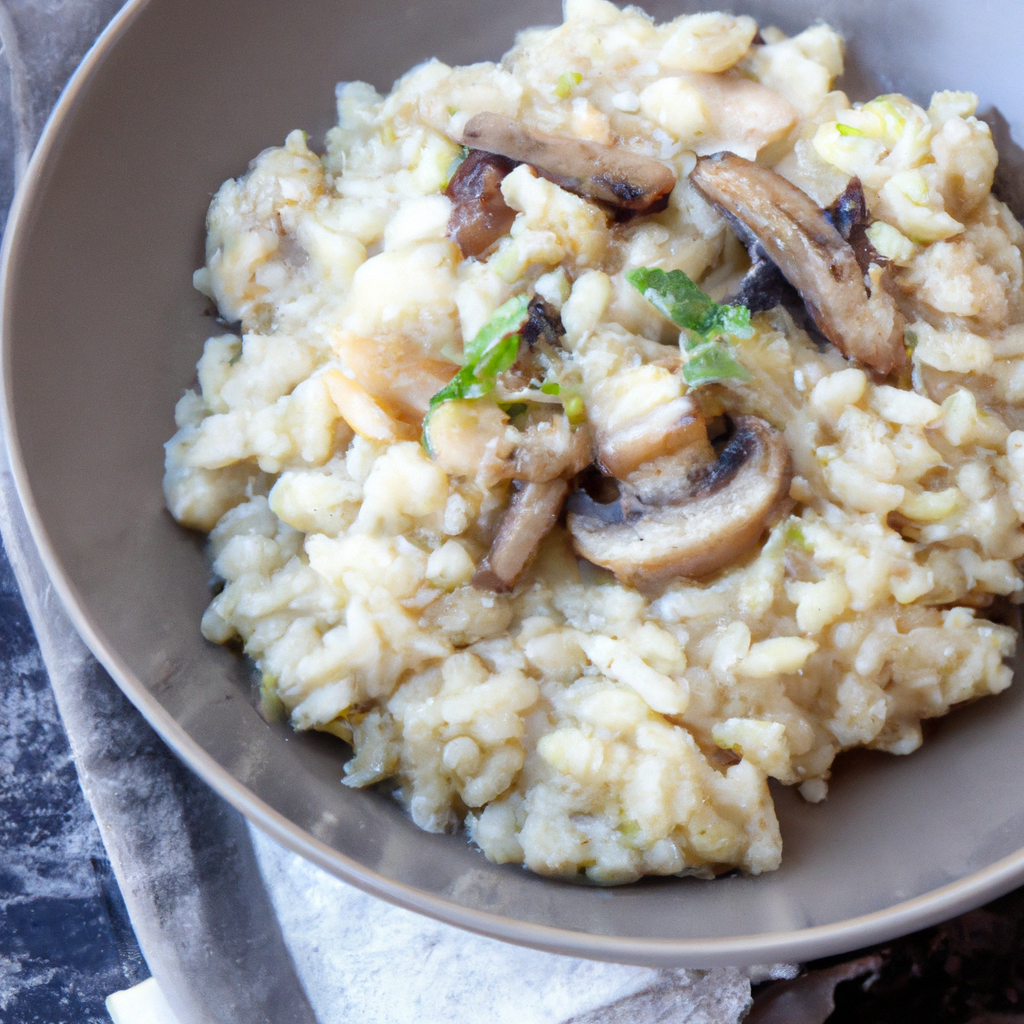 Risotto aux champignons au cookeo